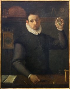 時計職人としての自画像 作： Agostino Carracci